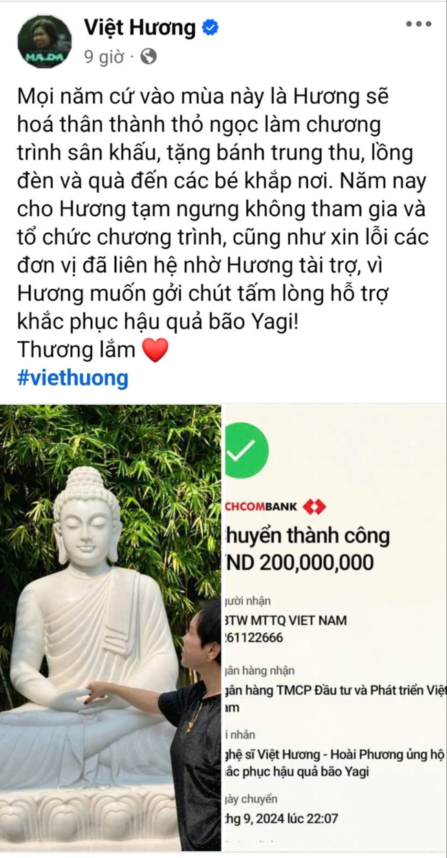 Hà Hồ, Quỳnh Lương và nhiều nghệ sĩ Việt góp tiền, nơi ở hỗ trợ đồng bào bị ảnh hưởng bởi siêu bão Yagi - Ảnh 6.