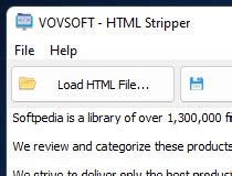 Download VovSoft HTML Stripper